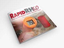 Read the Rapid RH 5.0 manual before testing concrete moisture