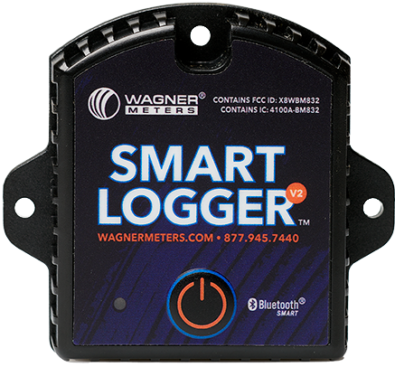 The Smart Logger monitors ambient temperature and humidity conditions