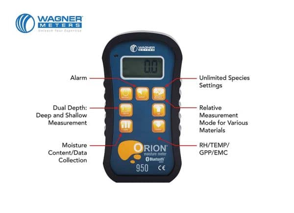 Orion 950 pinless wood moisture meter